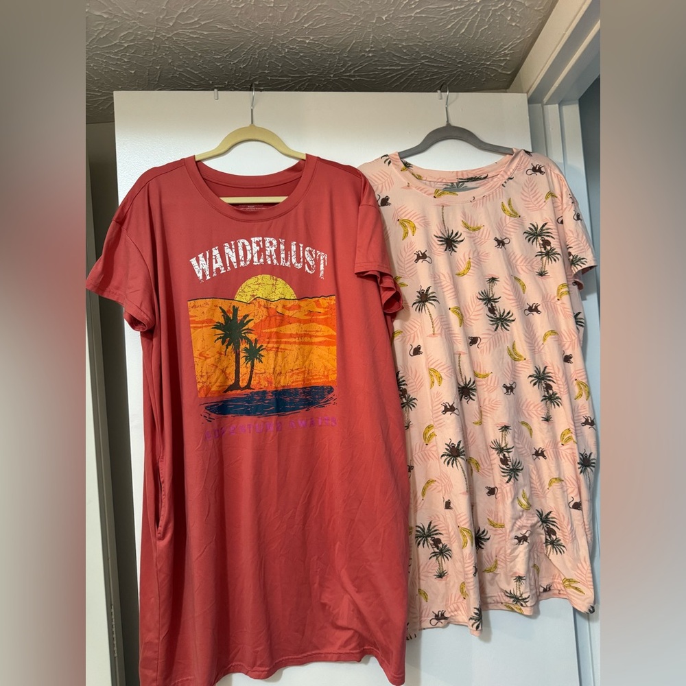 Nightgowns- Wanderlust and Tropical Print